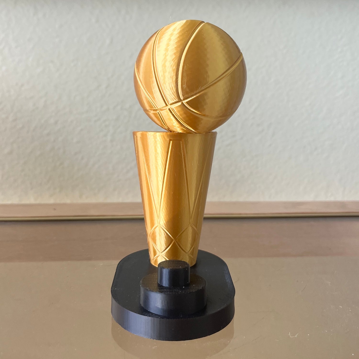 Sports Trophy Ring Holder – Basketball, Football & Hockey Ball Display Stand