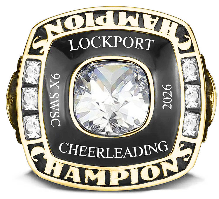 Lockport Cheerleading 2026 Championship Ring