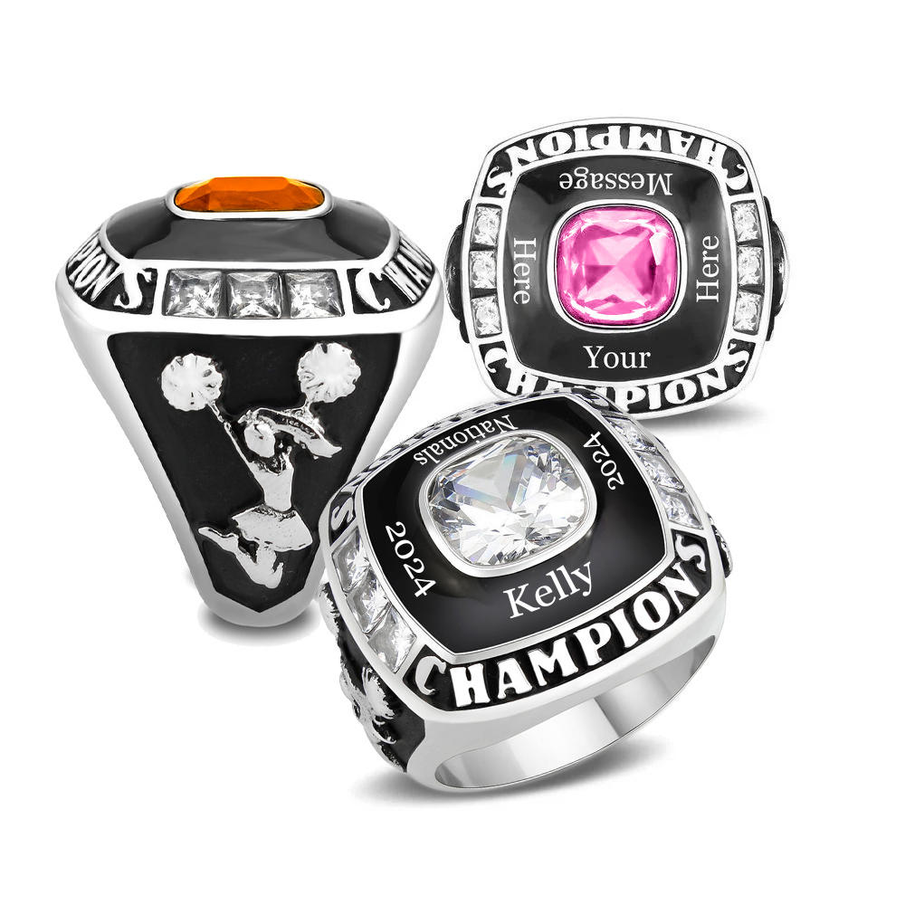 Personalized Cheer Championship Ring Untamed Pack