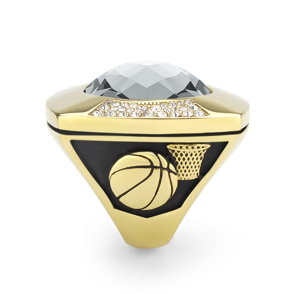 Personalized XL Basketball Championship Ring - MVP Ring, Coach's Ring, Hall of Fame