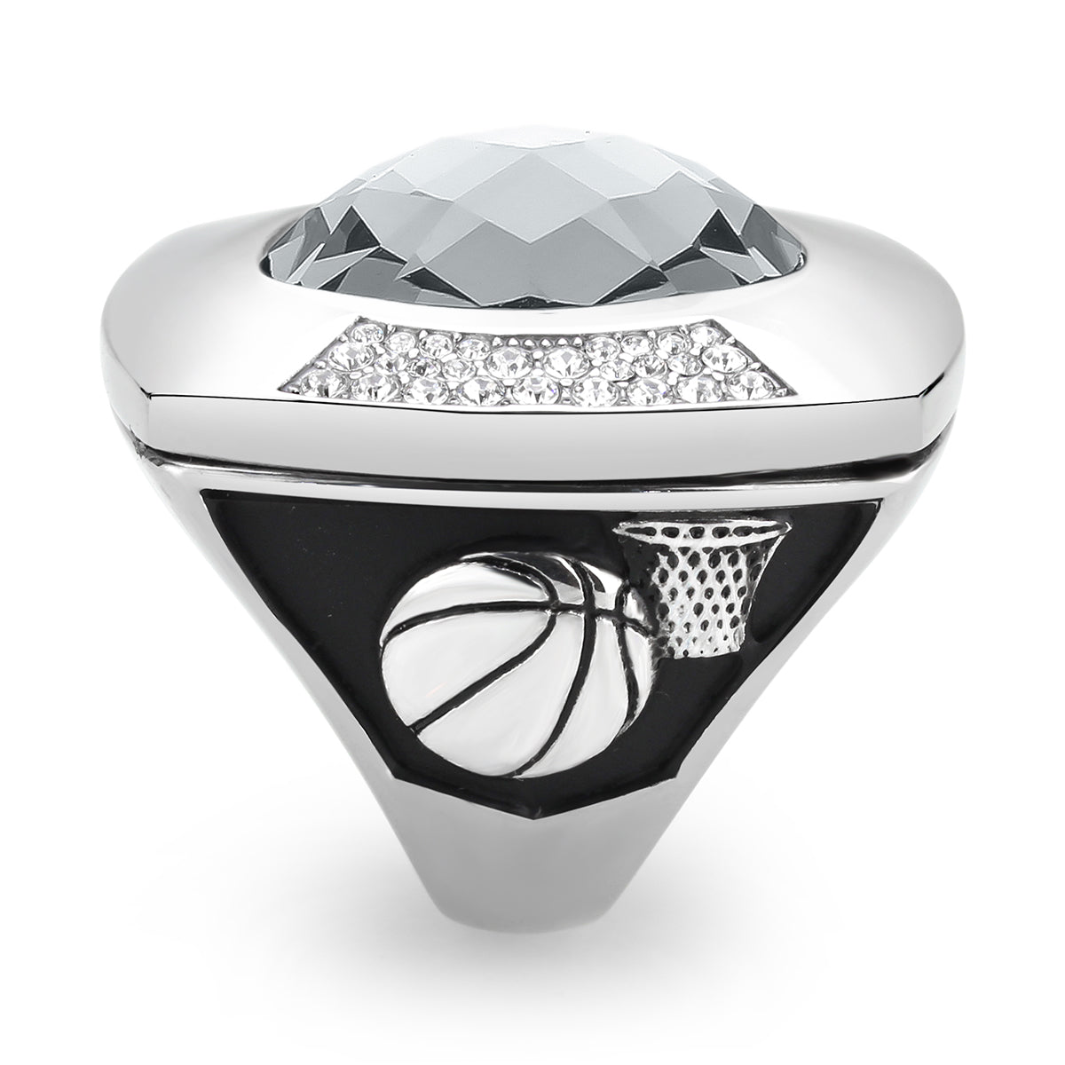 Personalized XL Basketball Championship Ring - MVP Ring, Coach's Ring, Hall of Fame