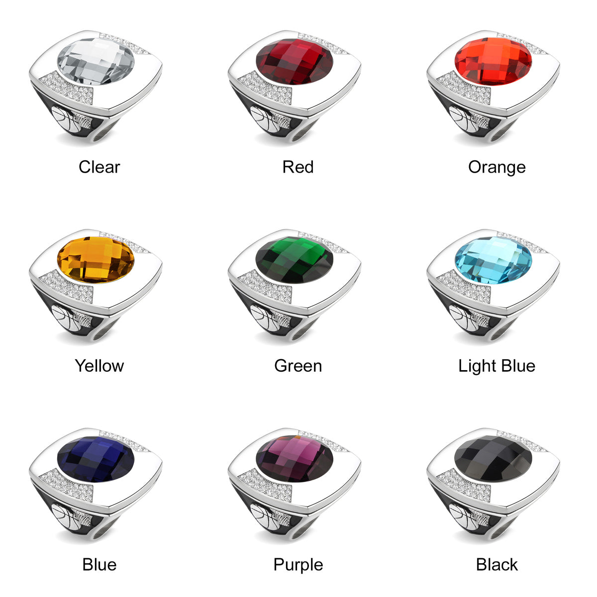 Personalized XL Basketball Championship Ring - MVP Ring, Coach's Ring, Hall of Fame