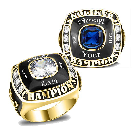 Personalized Gold Championship Ring