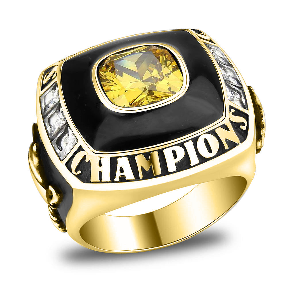 Personalized Gold Championship Ring