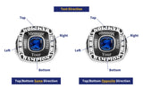Personalized Baseball/Softball Championship Ring