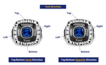 Personalized Cheer Championship Ring