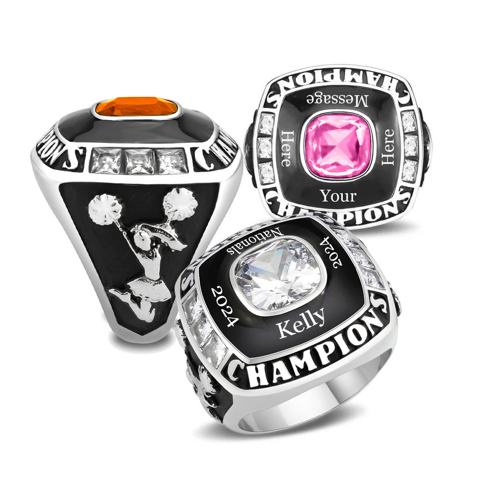 Personalized Baseball and Softball Championship Ring Untamed Pack