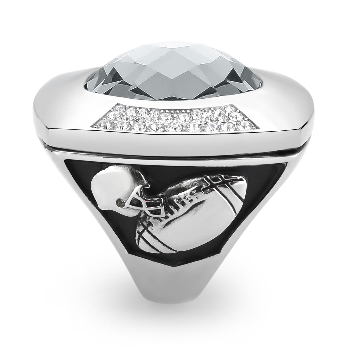 Personalized XL Football Championship Ring - MVP Ring, Coach's Ring, Hall of Fame