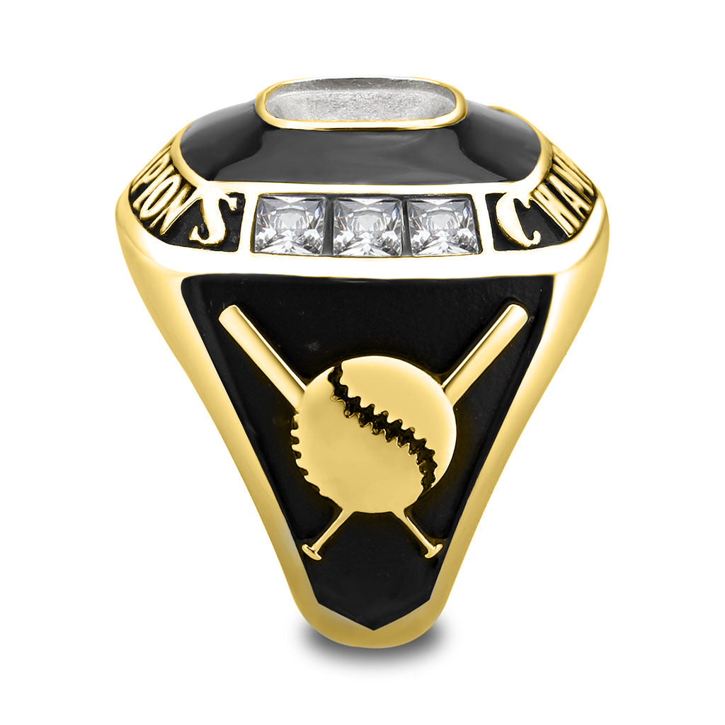 Personalized Gold Baseball/Softball Championship Ring – Untamed Pack