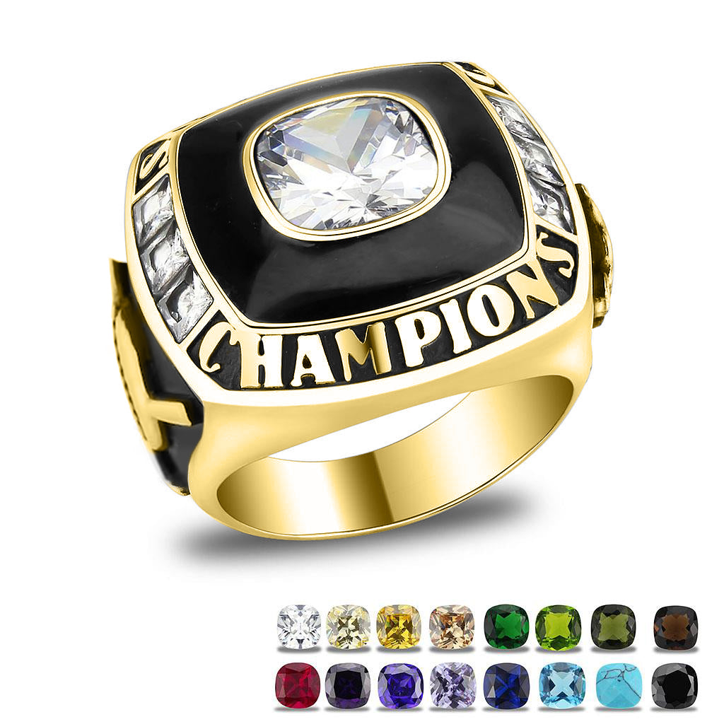 Personalized Gold Baseball/Softball Championship Ring – Untamed Pack