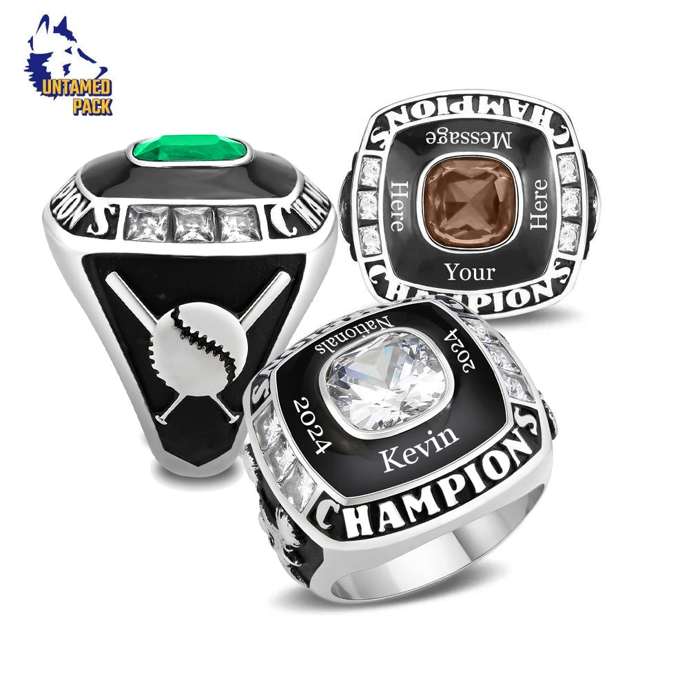 Personalized Baseball and Softball Championship Ring
