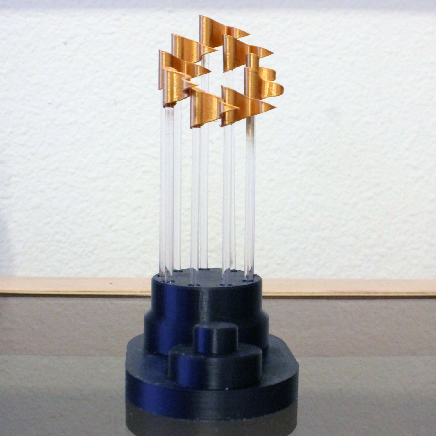 Sports Trophy Ring Holder – Basketball, Football & Hockey Ball Display Stand