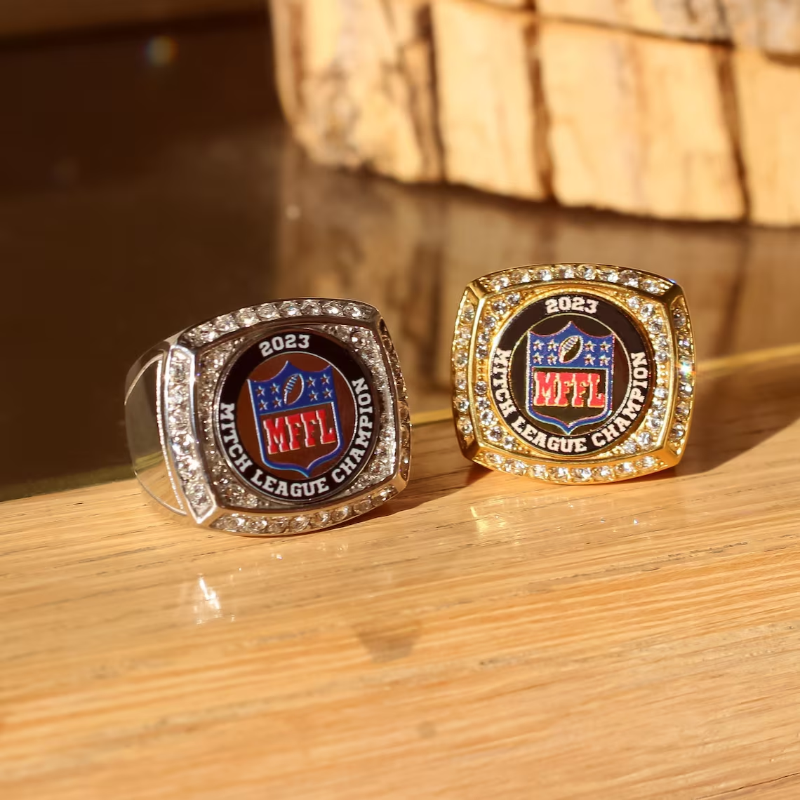 Custom fantasy football championship rings shop